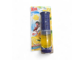 Ароматизатор-гел за тоалетна Dr.Devil Lemon Fresh Point Block 7дози 45ml